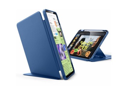111267 esr flip hybrid knizkove puzdro s drziakom na apple pencil na ipad pro 13 2024 ipad pro 13 2025 modre
