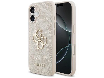 108183 guess hardcase 4g big logo obal na iphone 17 ruzovy