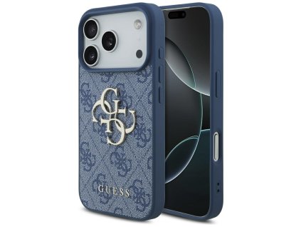 108213 guess hardcase 4g big logo obal na iphone 17 pro max modry