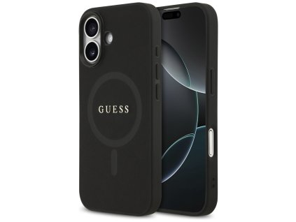 109710 guess saffiano classic logo magsafe obal na iphone 17 cierny