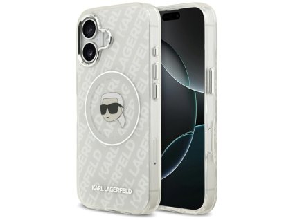 109806 karl lagerfeld iml karl head logo magsafe obal na iphone 17 sivy
