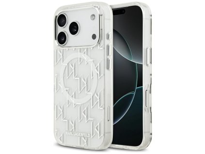 109869 karl lagerfeld iml kl monogram magsafe obal na iphone 17 pro max biely