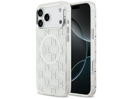 109860 karl lagerfeld iml kl monogram magsafe obal na iphone 17 pro max biely