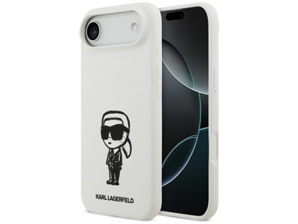 108402 karl lagerfeld silicone sketch logo obal na iphone 17 air biely karl