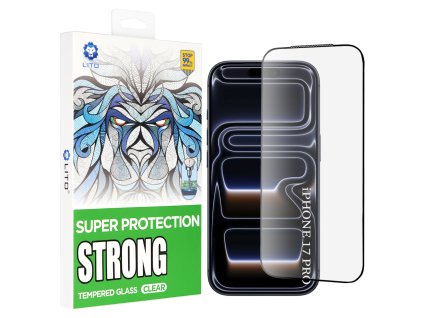 108669 lito d max strong ochranne sklo na iphone 17 pro cierne