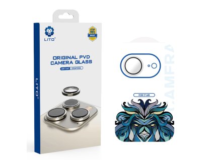 108759 lito titanium ar camera glass kovovy ramik s ochrannym sklom objektivu na iphone 17 air strieborny