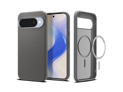 107652 spigen liquid air magsafe ochranny obal na google pixel 10 10 pro mramorovo sivy