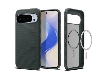 107595 spigen liquid air magsafe ochranny obal na google pixel 10 pro xl zeleny abyss