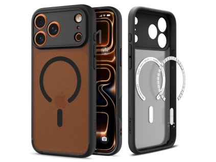 109404 spigen ultra hybrid magsafe ochranny obal na iphone 17 pro max mrazivo cierny