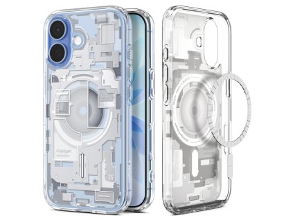 109344 spigen ultra hybrid zero one magsafe ochranny obal na iphone 17 biely