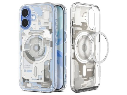 109386 spigen ultra hybrid zero one magsafe ochranny obal na iphone 17 prirodny titan