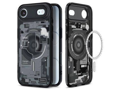 109473 spigen ultra hybrid zero one magsafe ochranny obal na iphone 17 air cierny