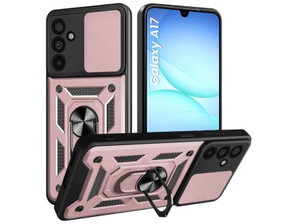 110397 techsuit camshield series kryt s posuvnou ochranou objektivu na samsung galaxy a17 5g a17 4g ruzovo zlaty