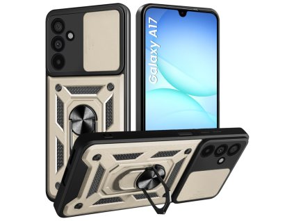 110406 techsuit camshield series kryt s posuvnou ochranou objektivu na samsung galaxy a17 5g a17 4g zlaty