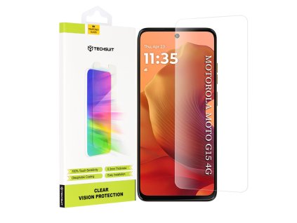 111309 techsuit clear vision ochranne sklo na motorola moto g15 g15 power priehladne