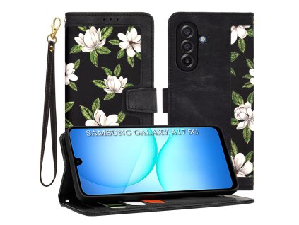 110340 techsuit flipcraft knizkove puzdro na samsung galaxy a17 5g a17 4g flowers of the dawn