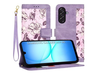 110337 techsuit flipcraft knizkove puzdro na samsung galaxy a17 5g a17 4g mysterious purple