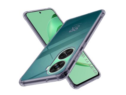 111192 techsuit shockproof clear silicone priehladny odolny silikonovy kryt na huawei nova 11 se 12 se dymovo cierny