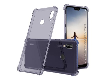 111174 2 techsuit shockproof clear silicone priehladny odolny silikonovy kryt na huawei p20 lite dymovo cierny