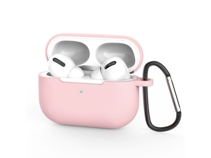 111366 1 techsuit silicone case silikonove puzdro na airpods pro 3 ultratenky hladky material ruzove