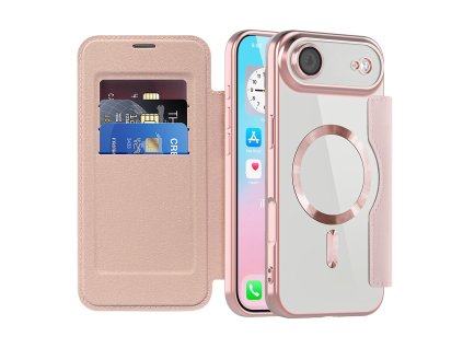 107883 techsuit smartmag book case knizkove puzdro na iphone 17 air ruzove