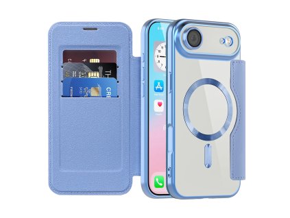 107892 techsuit smartmag book case knizkove puzdro na iphone 17 air svetlomodre