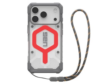 108552 uag pathfinder clear magsafe odolny kryt na iphone 17 pro active lava lanyard