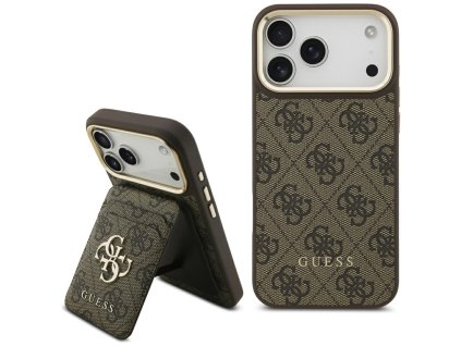 111906 guess cardslot 4g magsafe puzdro pre iphone 17 pro hnede