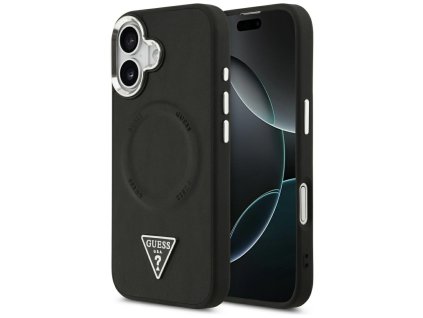111948 guess hardcase triangle logo magsafe puzdro pre iphone 17 cierne