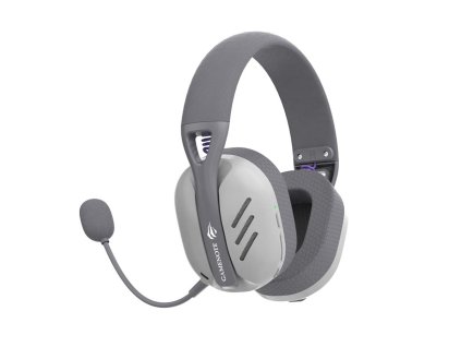 114012 havit herne sluchadla fuxi h3 bezdrotove s mikrofonom nizka latencia 40mm menic 600mah usb c jack sive