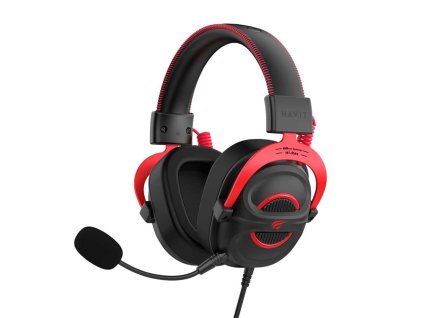 113991 havit herne sluchadla h2002e pro odpojitelny mikrofon 60mm menic pre ps4 ps5 xbox jack 3 5mm 2m cierne