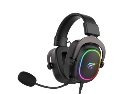 113970 havit herne sluchadla h2002p s rgb podsvietenim mikrofon 53mm menic 2m kabel cierne