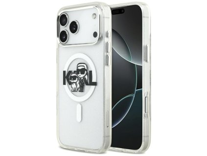 113130 karl lagerfeld iml glitter k c sketch logo magsafe puzdro pre iphone 17 pro max priehladne