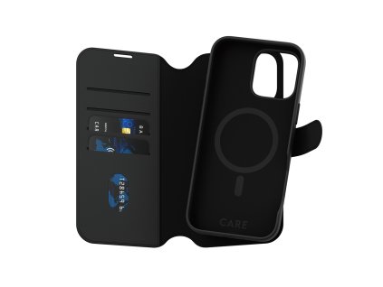 113511 panzerglass care feature magsafe tango two in one wallet puzdro pre iphone 16 pro max cierne