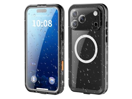 113382 shellbox waterproof ip68 vodeodolne puzdro pre iphone 17 pro max cierne