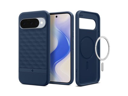 114402 spigen caseology parallax magsafe puzdro pre google pixel 10 10 pro polnocnomodre midnight blue