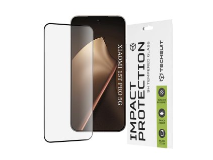 113277 techsuit 111d full cover full glue ochranne sklo pre xiaomi 15t pro cierne