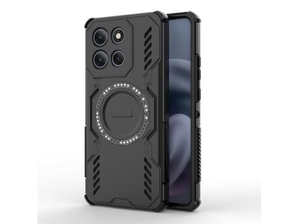 114240 techsuit armormag odolne puzdro s magnetickym drziakom pre motorola moto g86 power cierne