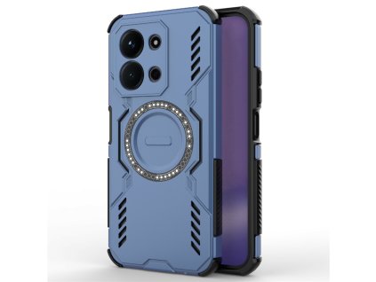 112815 techsuit armormag odolne puzdro s magnetickym drziakom pre xiaomi redmi 15c 4g redmi 15c 5g modre