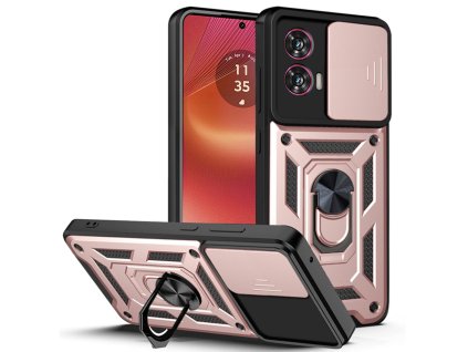 113877 techsuit camshield series ochranne puzdro s krytom fotoaparatu pre motorola edge 50 fusion ruzovozlate