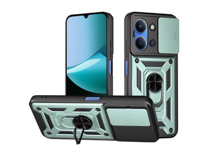112785 techsuit camshield series ochranne puzdro s krytom fotoaparatu pre xiaomi redmi 15c 4g redmi 15c 5g zelene