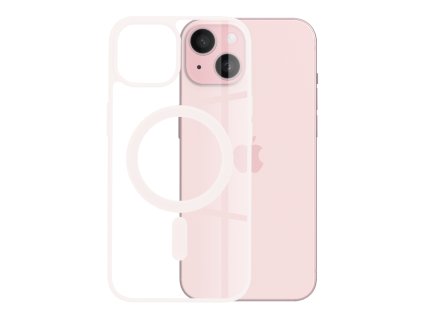115035 techsuit magsafe pro puzdro pre iphone 15 nude ruzova