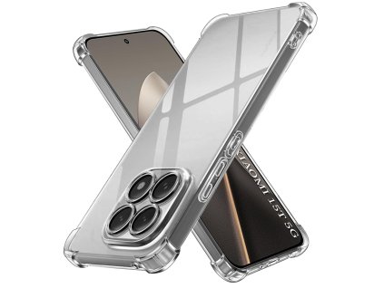 113253 techsuit shockproof clear silicone puzdro pre xiaomi 15t priehladne