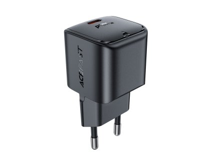 116640 acefast wall charger a77 sietova nabijacka usb c mini gan 30w power delivery rychlonabijanie cierna