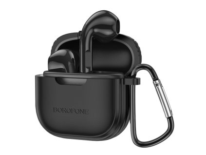 117423 borofone wireless earbuds charm bw29 bezdrotove sluchadla bluetooth 5 3 tws 200 mah cierne