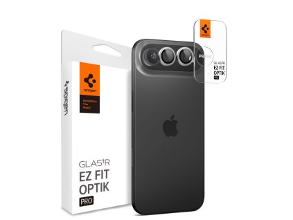 115107 spigen optik tr ez fit pro camera glass 2 pack ochrana kamery pre iphone 17 air strieborna