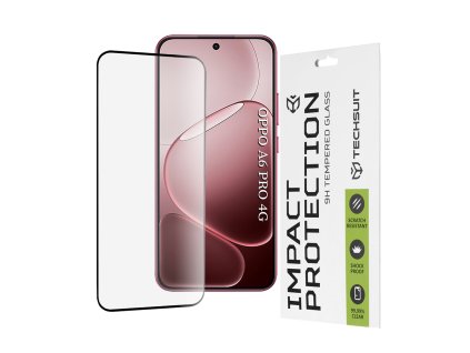 116553 techsuit 111d full cover full glue ochranne sklo pre oppo a6 pro 4g a6 pro 5g cierne