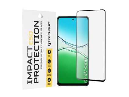 116493 techsuit esd ochranne sklo pre oppo a5 4g a5 5g cierne