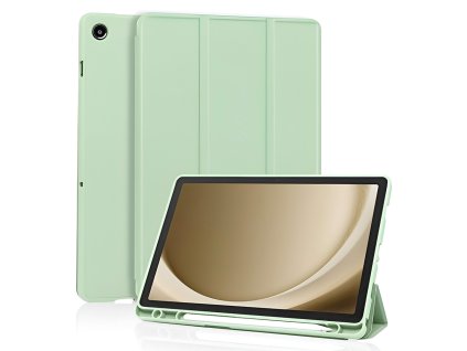 116586 techsuit flex trifold obal s drziakom na stylus pre samsung galaxy tab a11 plus a9 plus matcha zeleny