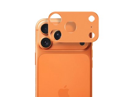 116973 techsuit full camera glass ochranne sklo na kameru pre iphone 17 pro max oranzove